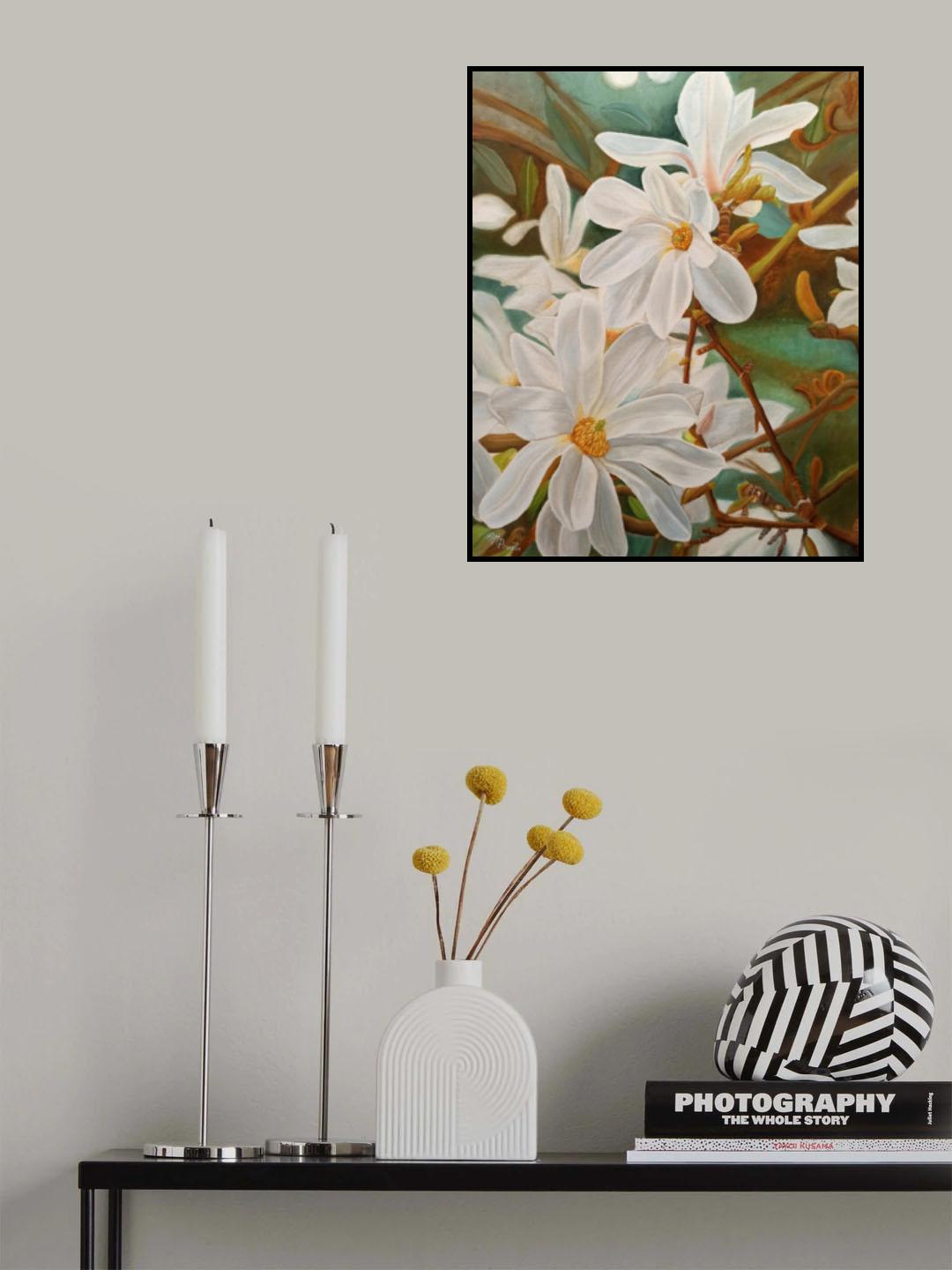 Magnolias Poster och Canvastavla