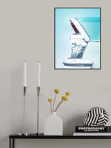 US classic car 1955 Century tail fin abstract Poster och Canvastavla