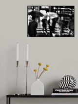 Crossroads on a rainy day Poster och Canvastavla