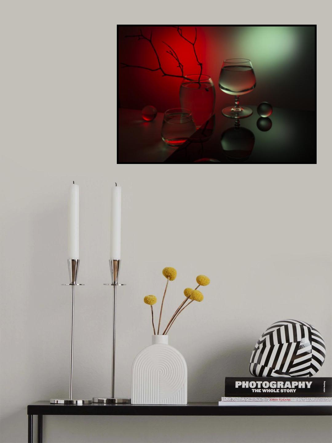 From the series "Experiments with glass" Poster och Canvastavla