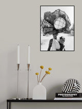 walking booth Poster och Canvastavla