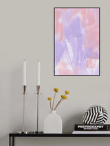 Purple in Pink Poster och Canvastavla