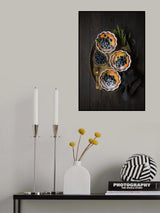 Blackberry cheesecake with rosemary Poster och Canvastavla