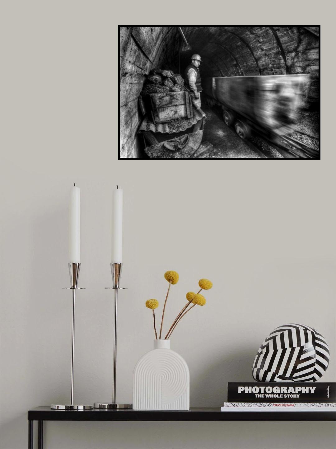 coal mine Poster och Canvastavla