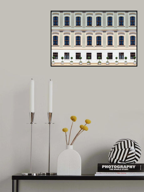 Old window facade Poster och Canvastavla