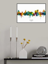 Athens Georgia Skyline Poster och Canvastavla