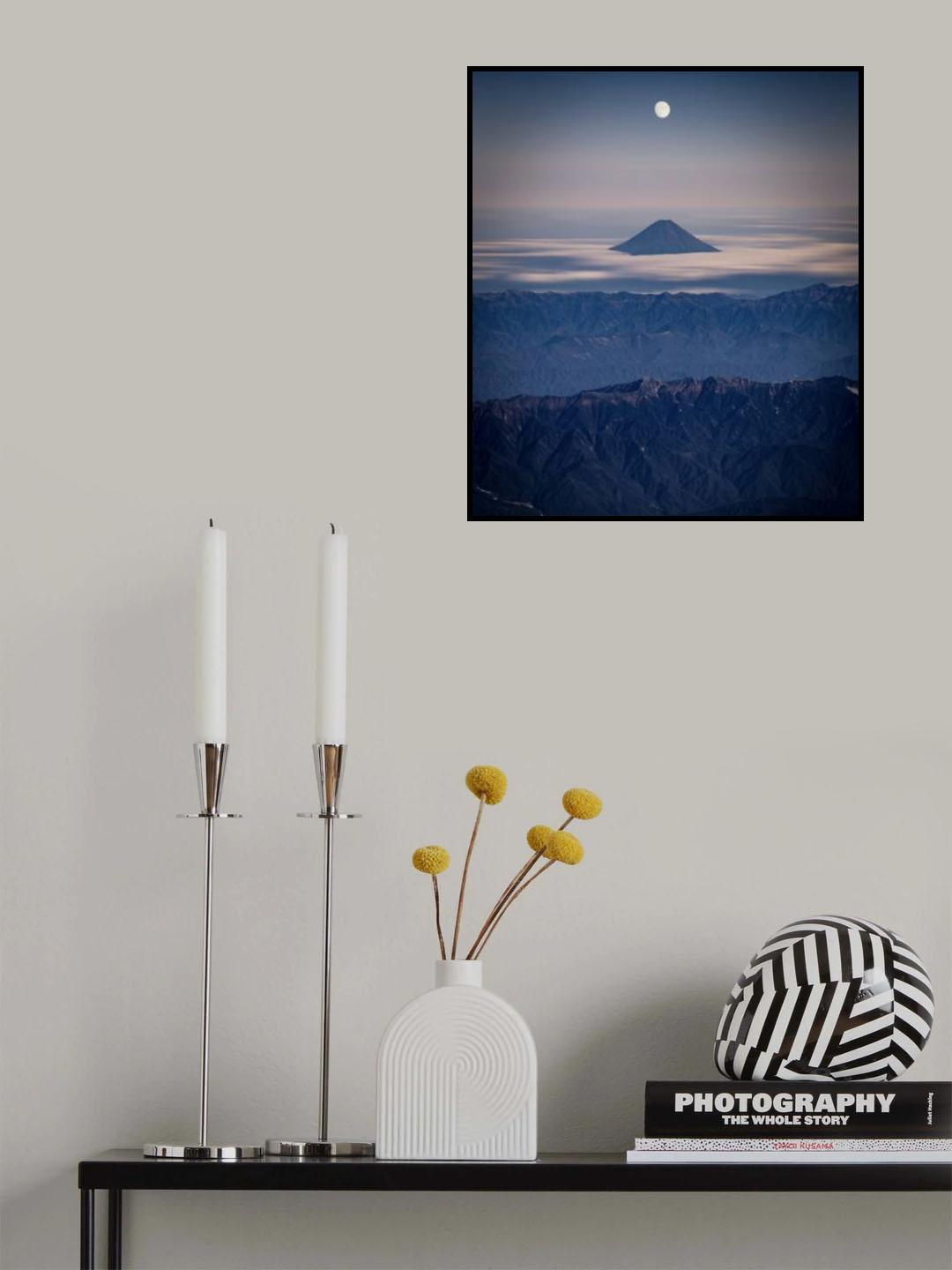 Bathing Fuji Poster och Canvastavla