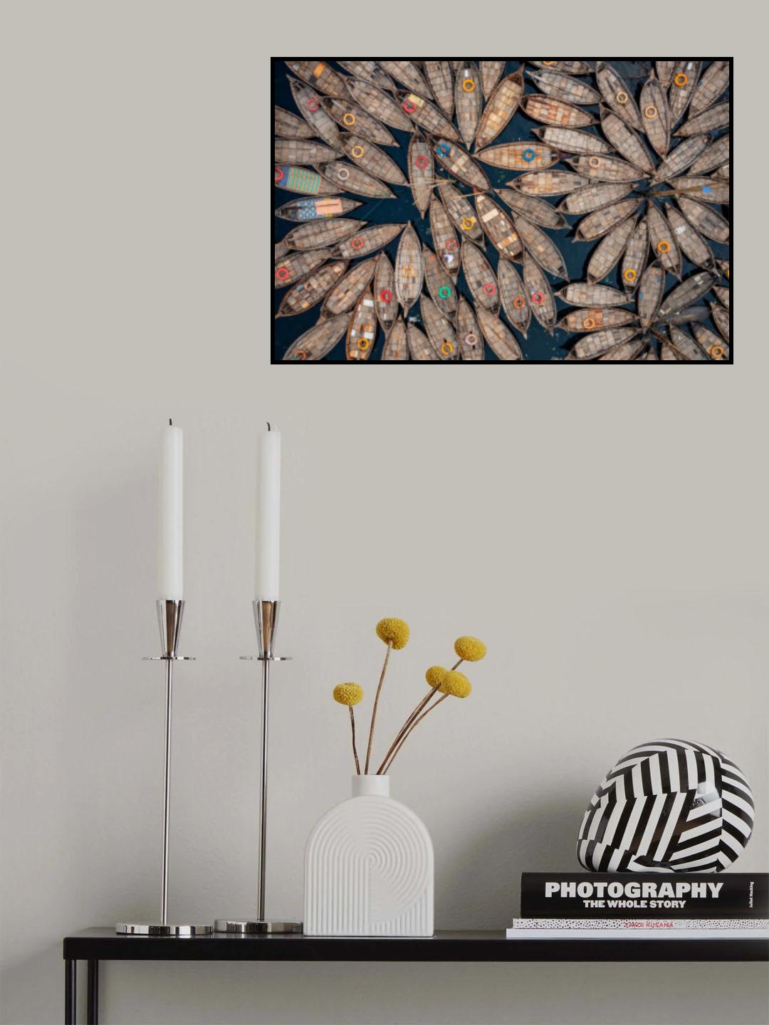 Flower of boats Poster och Canvastavla