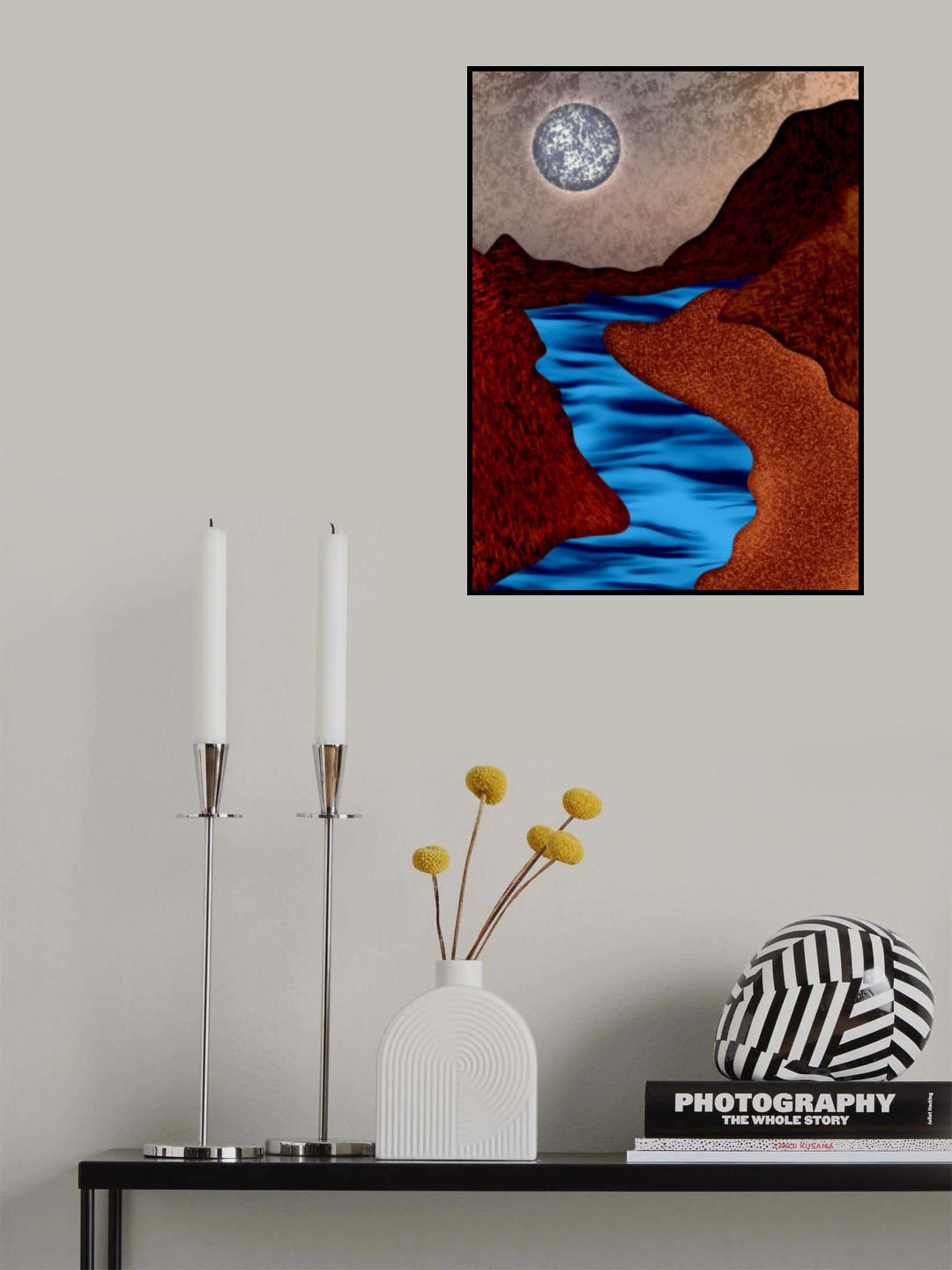FULL MOON Poster och Canvastavla