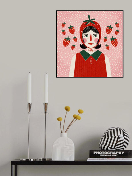 Strawberry Girl Poster och Canvastavla