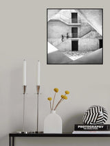 The concrete staircase Poster och Canvastavla