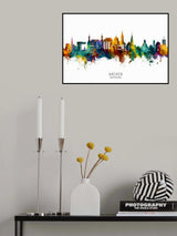 Aachen Germany Skyline Poster och Canvastavla