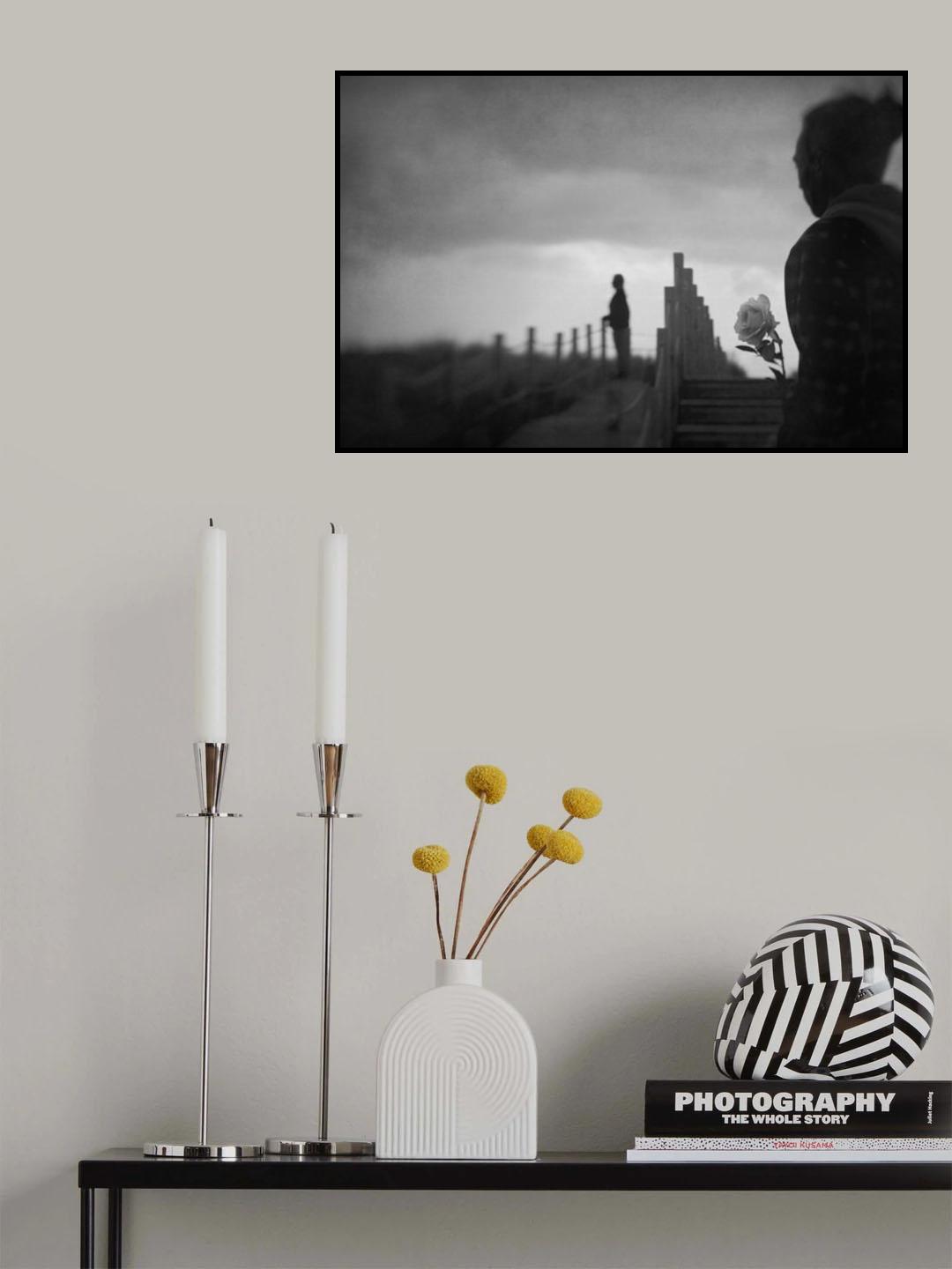 Kiss from a Rose Poster och Canvastavla