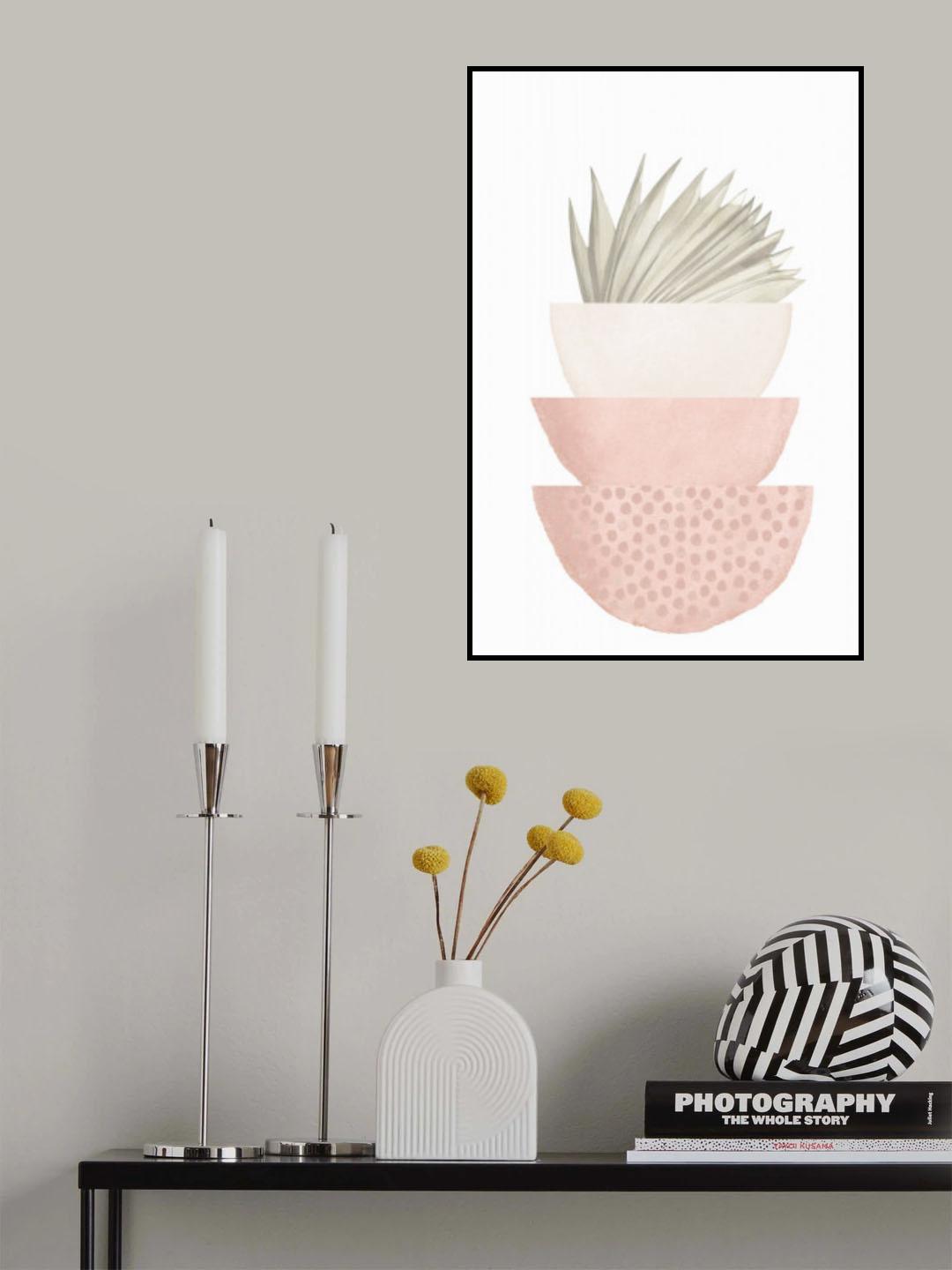 boho pink-1 Poster och Canvastavla