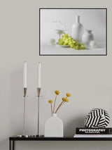 "White and grapes" Poster och Canvastavla