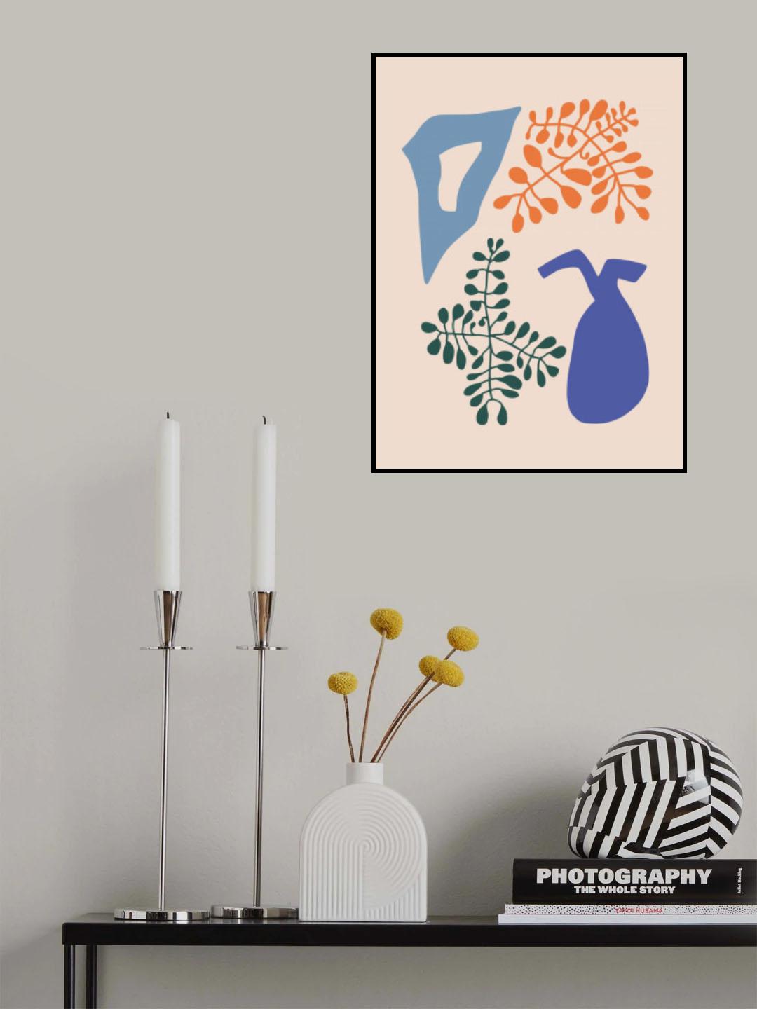 Fern Cut Out Poster och Canvastavla