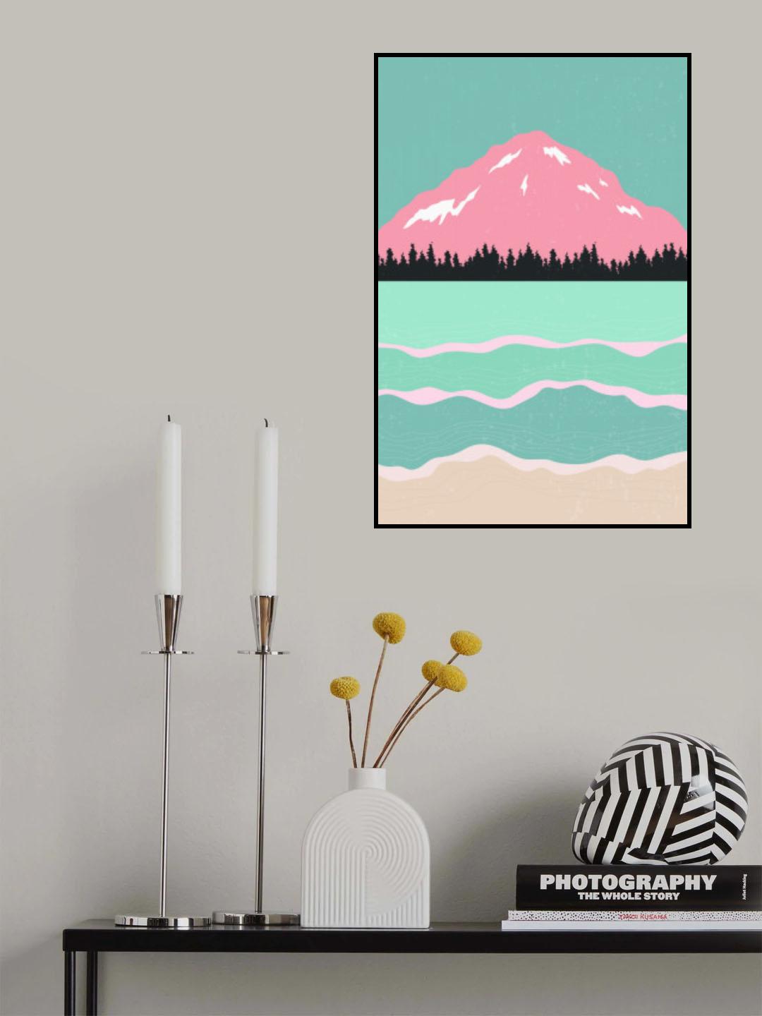 Minimal Mountains #3 Poster och Canvastavla