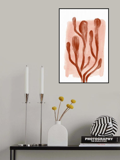 Brown Corals Poster och Canvastavla