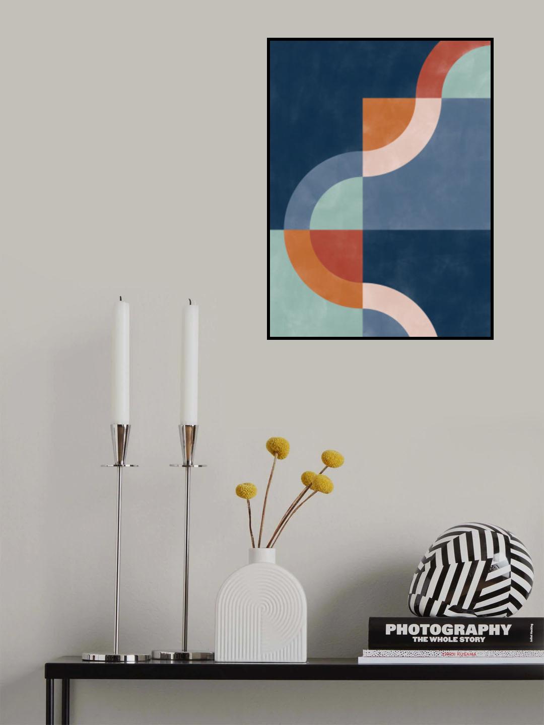 3x4 Aspectratiobluerust32 Poster och Canvastavla