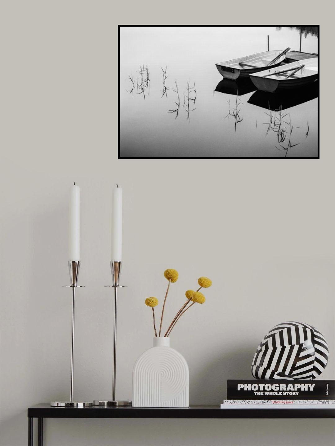 Morning by the lake Poster och Canvastavla