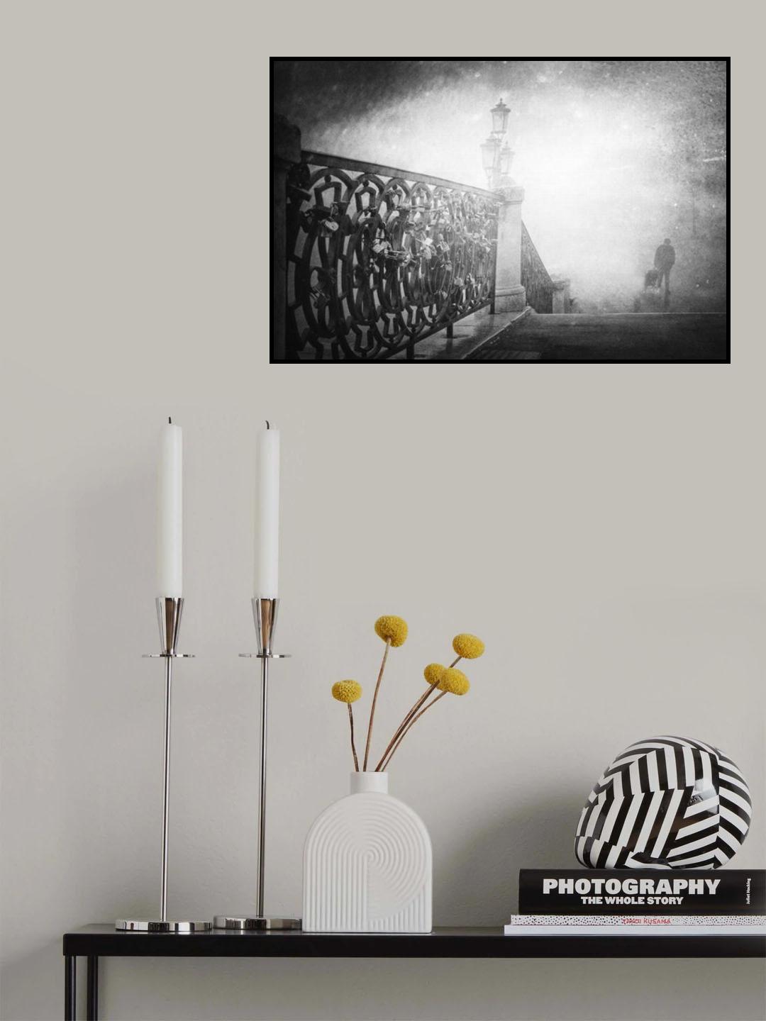Padlocks Of Love Poster och Canvastavla