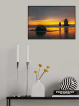 Sundown at Cannon Beach Poster och Canvastavla