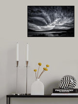Mt. Fuji and Big rotor clouds Poster och Canvastavla