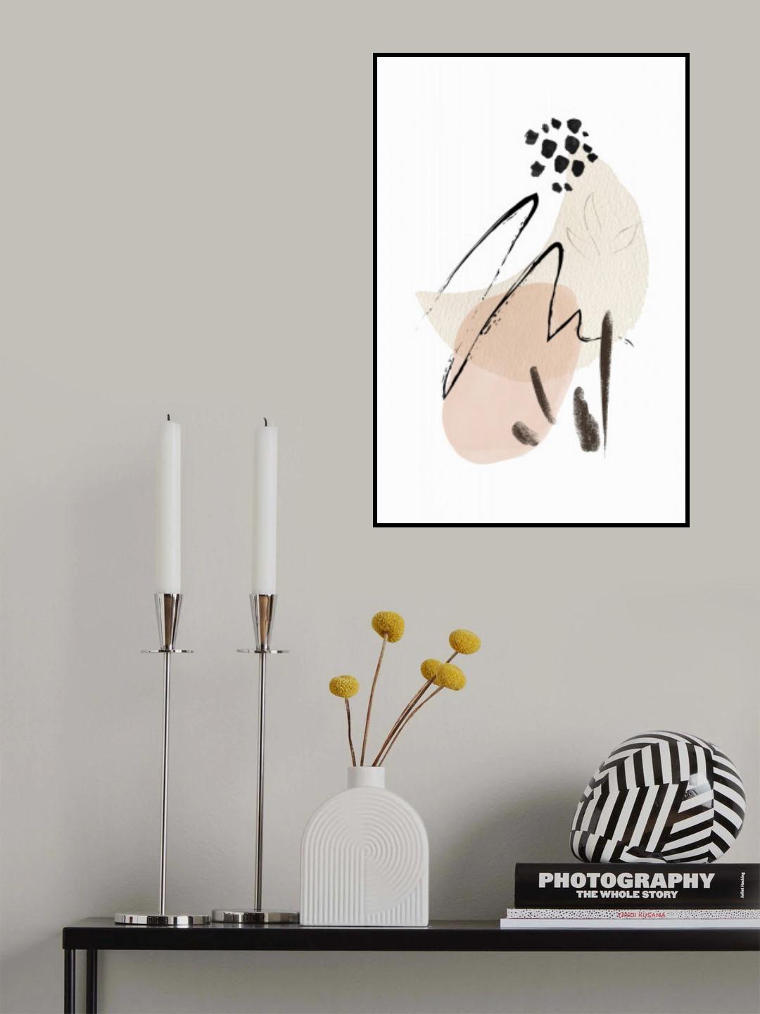 Simple Beige-1 Poster och Canvastavla