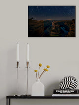 Watching the comet and the meteor shower Poster och Canvastavla