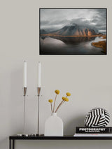 Foggy Mountains Poster och Canvastavla