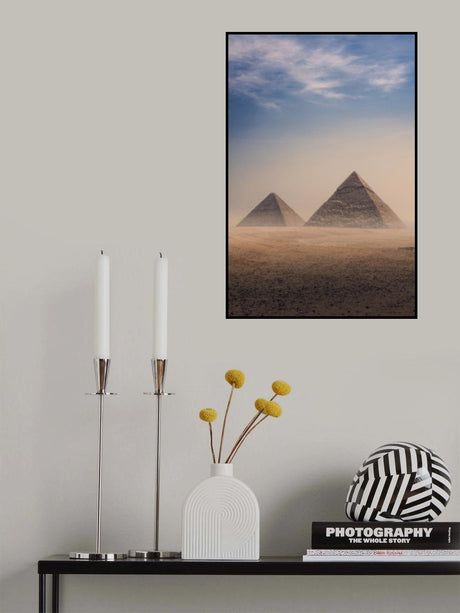 Great Pyramids of Giza, Cairo, Egypt Poster och Canvastavla