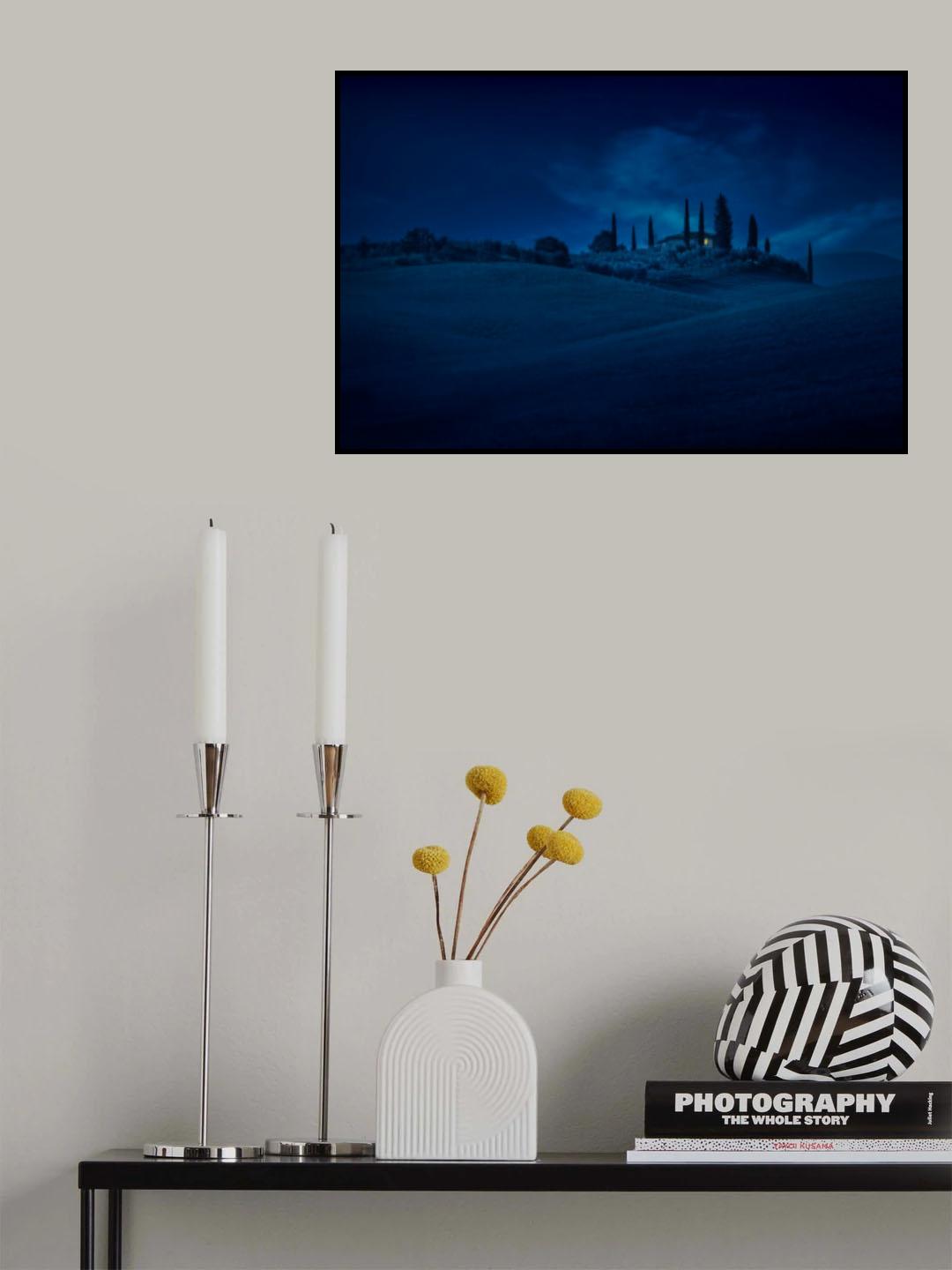 Nighttime Poster och Canvastavla