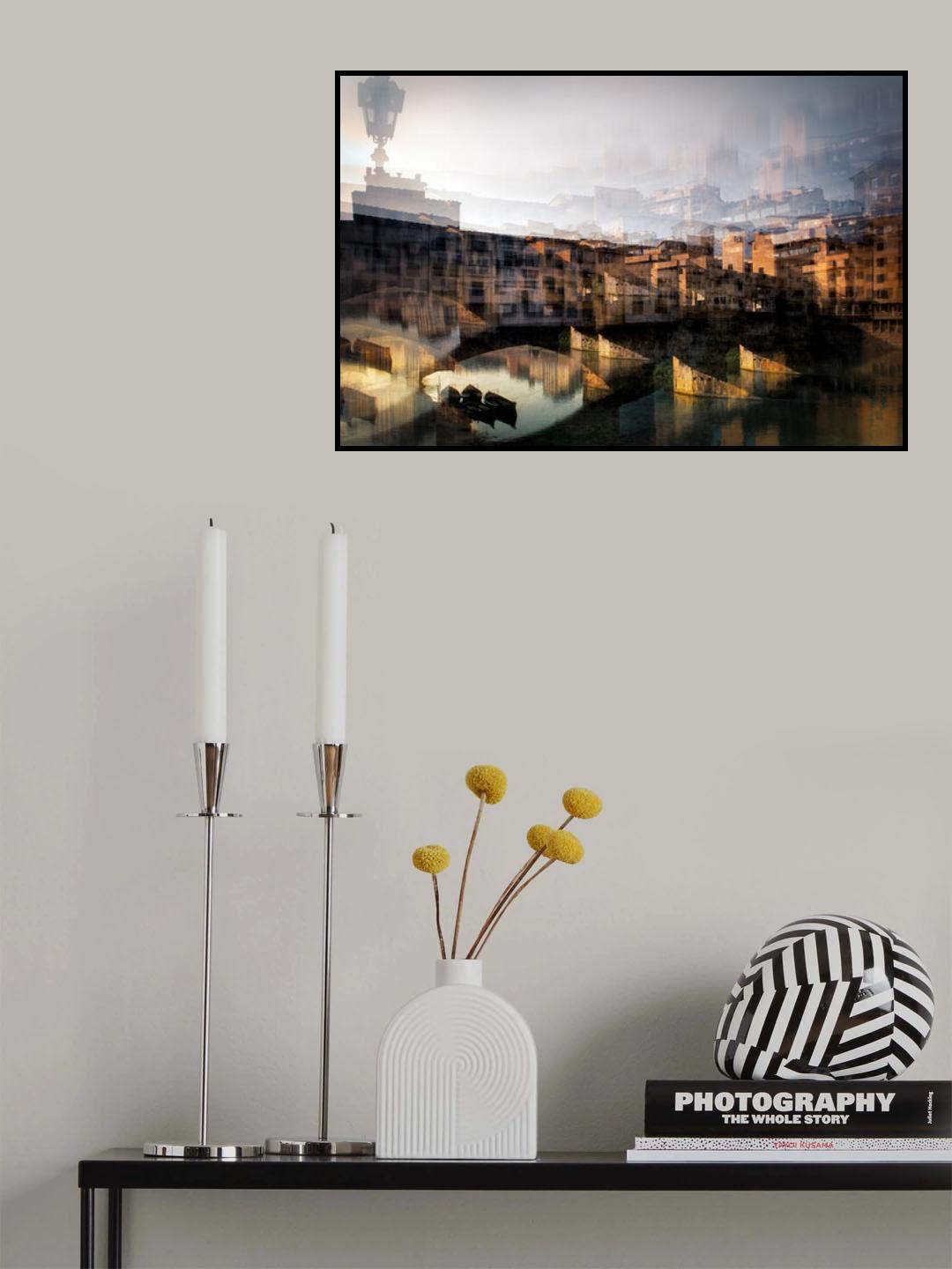 Ponte Vecchio Poster och Canvastavla