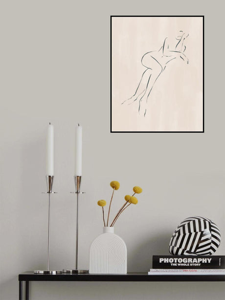 Casual Pose Poster och Canvastavla