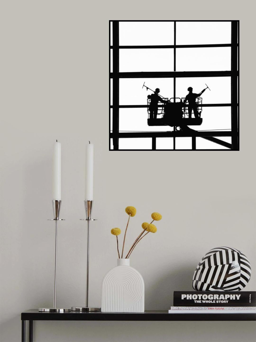 Window cleaners Poster och Canvastavla