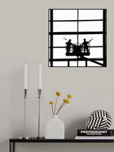 Window cleaners Poster och Canvastavla
