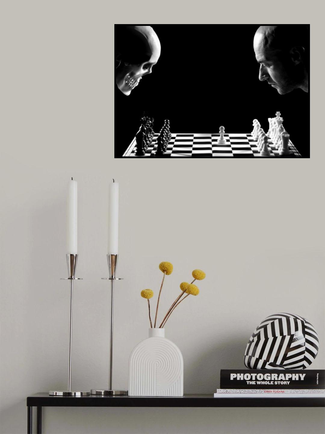 White starts - Black always win Poster och Canvastavla