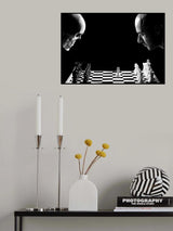 White starts - Black always win Poster och Canvastavla