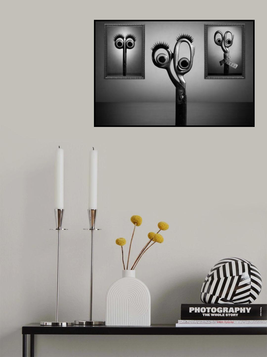 Looks like both parents. Or the jokes of genetics Poster och Canvastavla