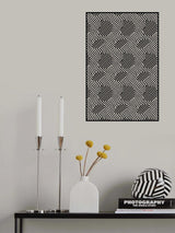 Black And White Pattern Poster och Canvastavla