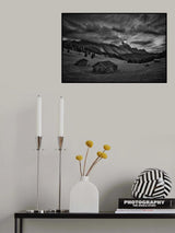 mountain cottages Poster och Canvastavla