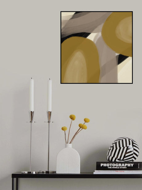 Amica Ochre Poster och Canvastavla