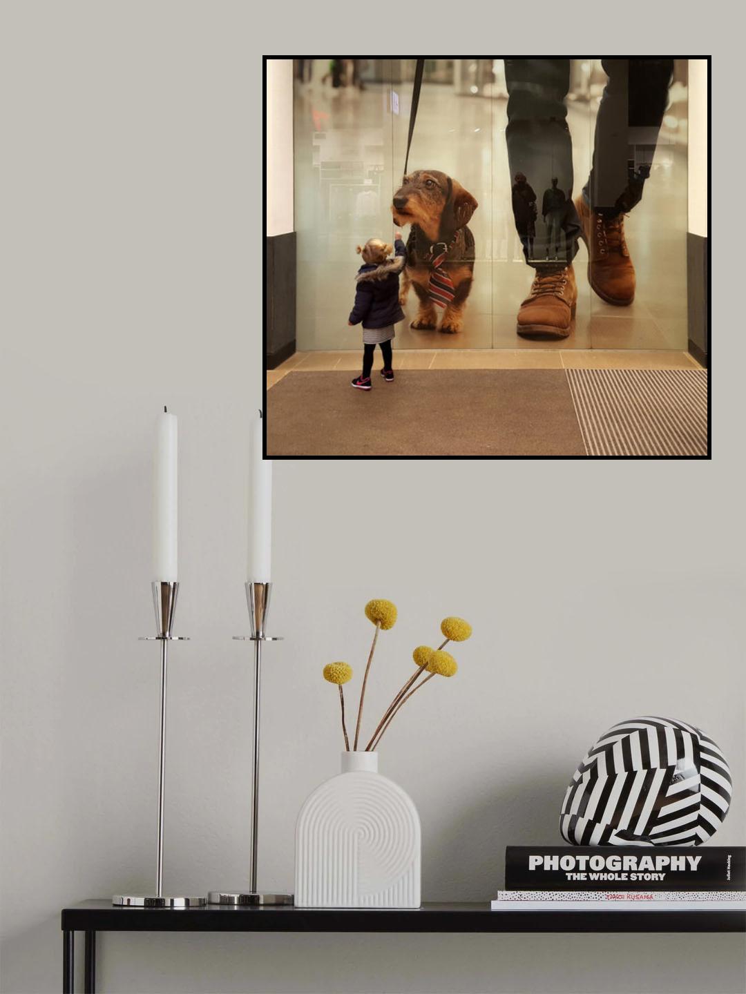 Love you, sweet 'little' dog! Poster och Canvastavla