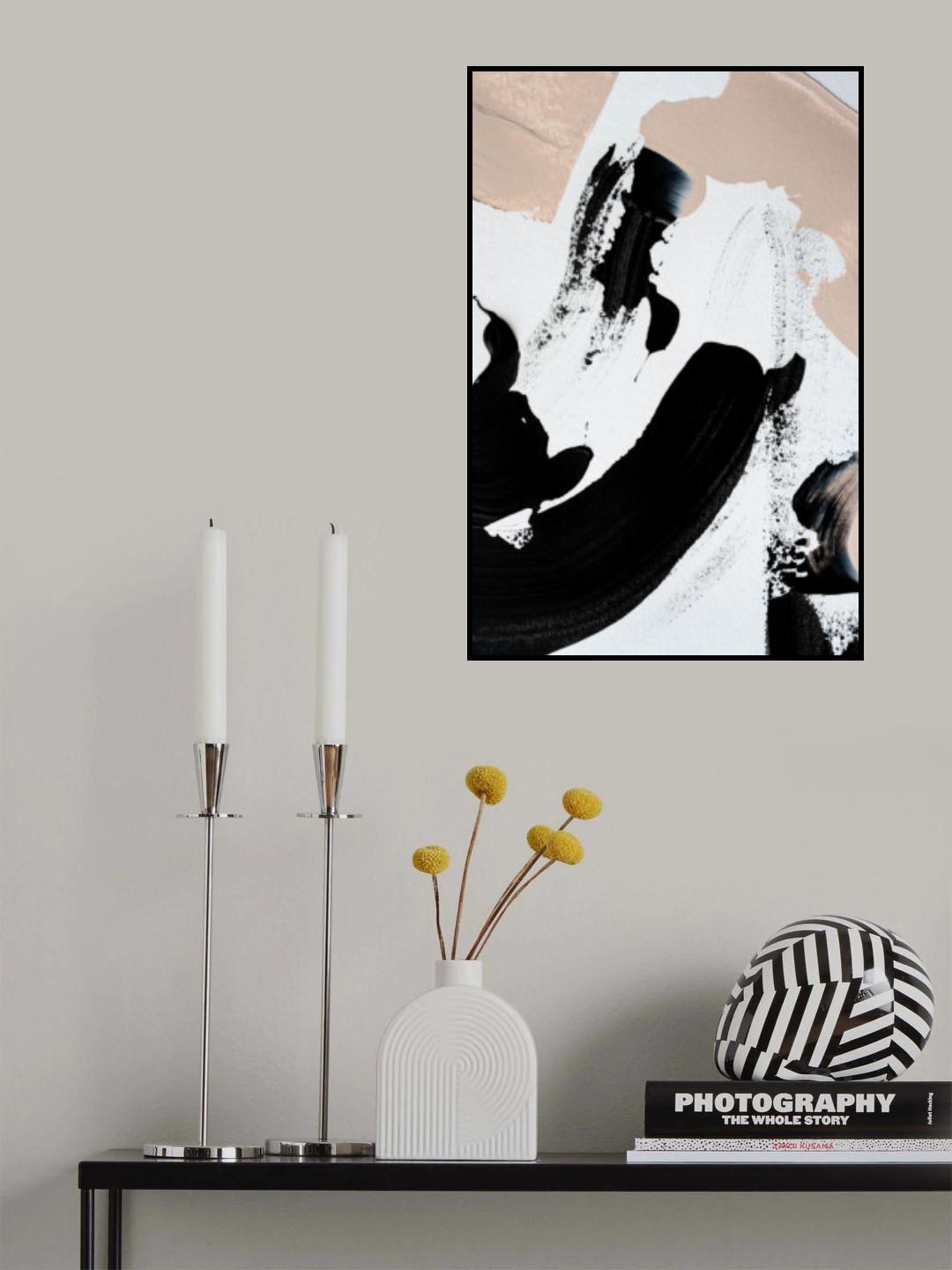 Black and Nude No 1 Poster och Canvastavla