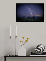 Milky Way in Mt Rainier Poster och Canvastavla