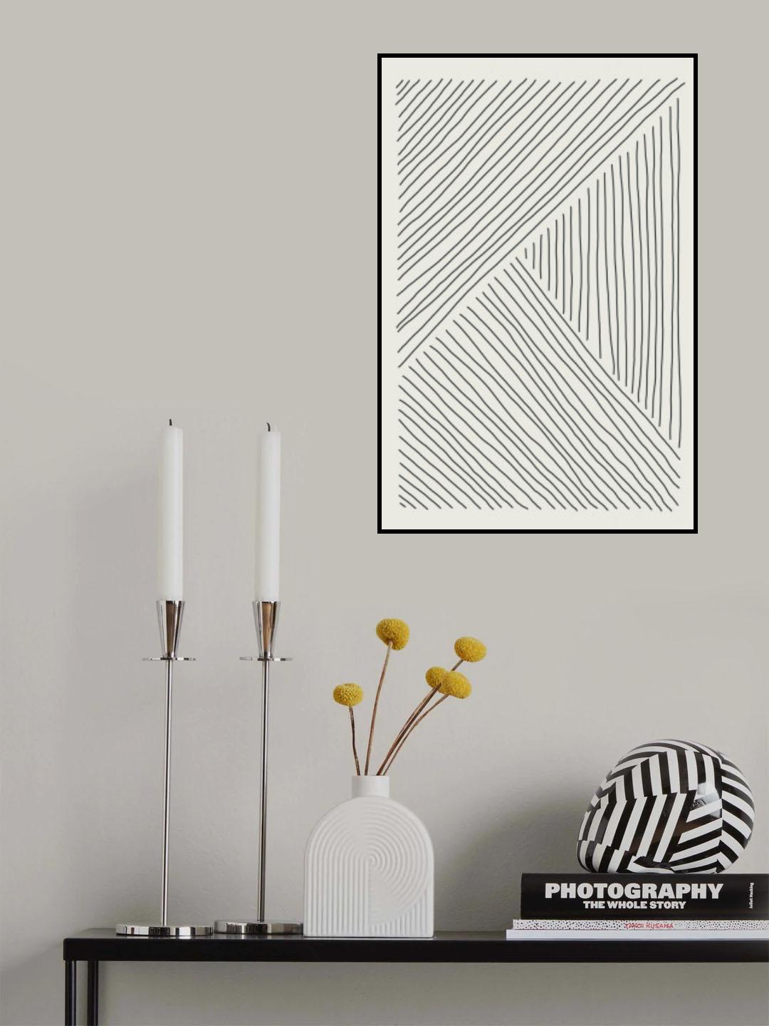 Boho Line Vibes #1 Poster och Canvastavla