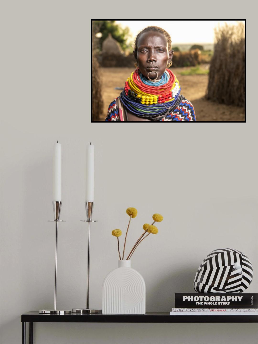 Nyangatom girl Poster och Canvastavla