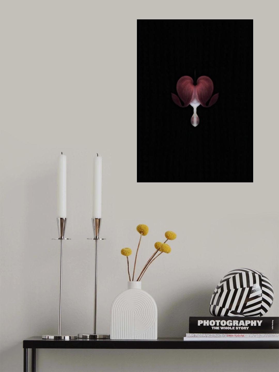Flower heart Poster och Canvastavla