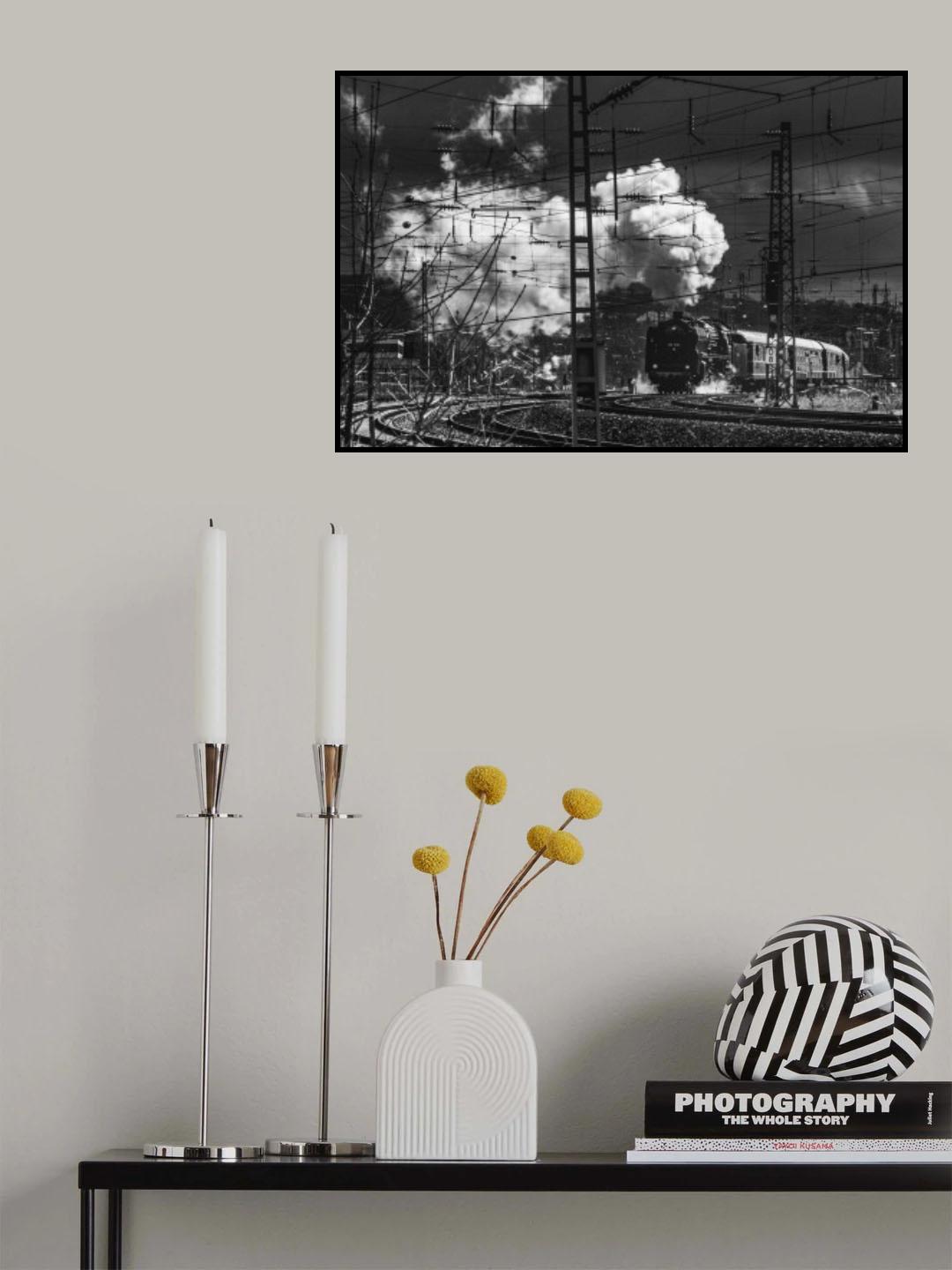 steam locomotive Poster och Canvastavla