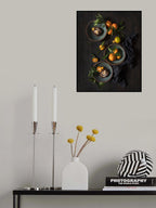 Mandarine chocolate roll Poster och Canvastavla